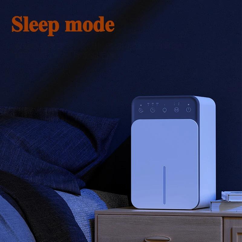 Desktop Air Dehumidifier Air Dryer Mute Moisture Absorbers 1500ml Water Storge Tank Household Moisture-proof Dehumidifier