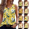 Damen Trägertops Sommer Ärmellose Tops Lockere Hemden mit Knöpfen Nackenkleid Lässige Weste Kleidung