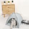 Household Summer Cooling Mat Outdoor Pet Nest Tent Breathable and Foldable Solid Color Simple Pet Cage