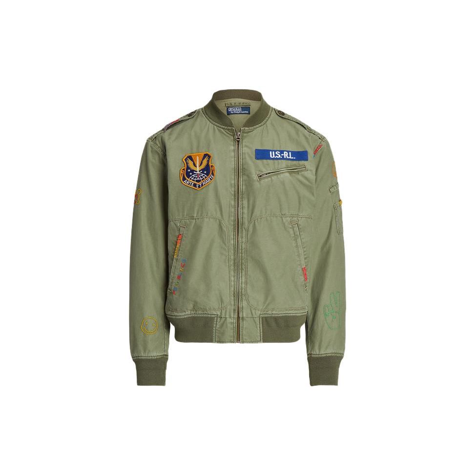 

Polo Ralph Lauren FW23 Куртка на молнии с логотипом-буквой Мужская куртка Зеленая MNPOOTW16021152-300 M