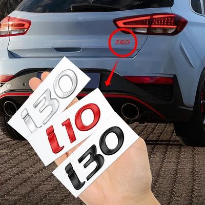 1Pc Car Logo Badge 3D Metal Emblem Decal Letter Sticker Auto Accessories