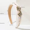 Court Style Hair Hoop Butterfly Rhinestone Wide Hairbands Baroque Headband  Women Hair Accessories