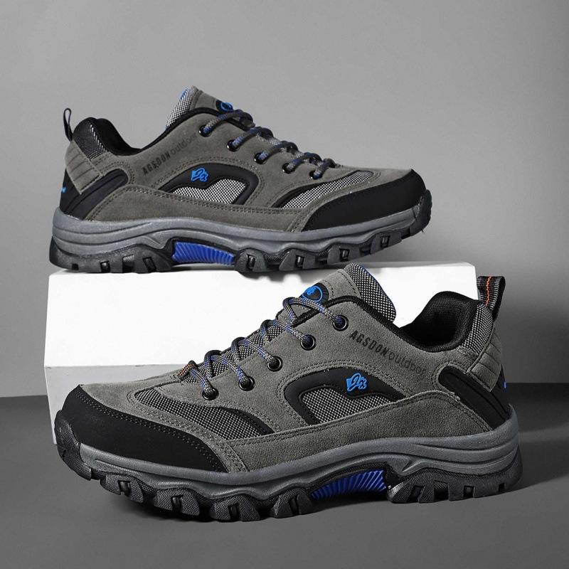 Men's Spring and Autumn 2025 New Mesh Breathable, Non-slip and Wear-resistant Large Size Outdoor Sneakers Men's Hiking Hiking Shoes