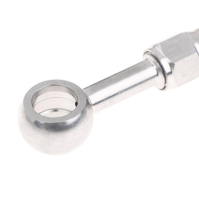 Tubo Freno Idraulico Moto Motorbike An3 Raccordo Banjo M10X1 Connettore Acciaio Inossidabile 0° 28° 45° 90° 10.2Mm