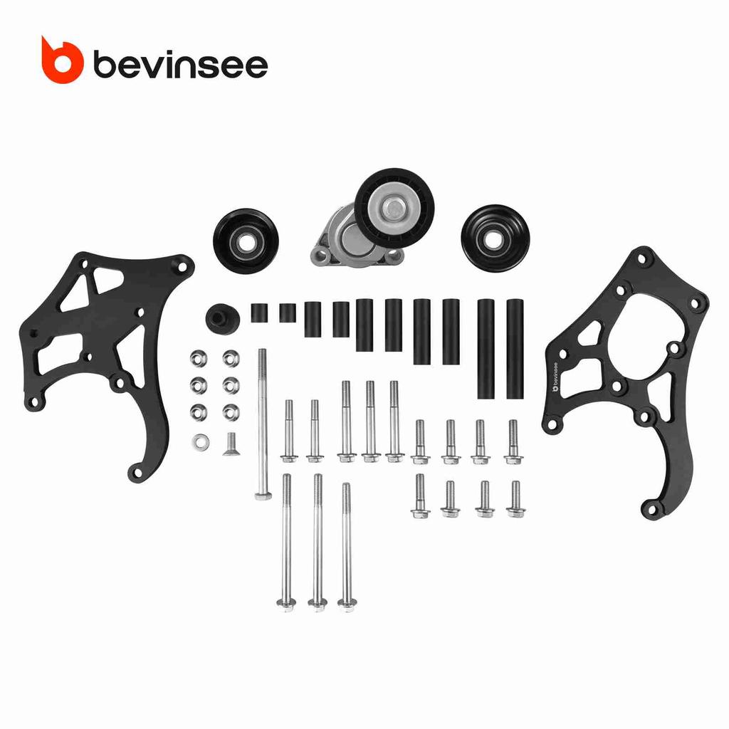 For Sanden 508 LS LSX Truck SUV A/C Air Conditioner Compressor Bracket & Tensioner Kit For LM7 LR4 LQ4 L59 LQ9 LM4 L33 L92 L76