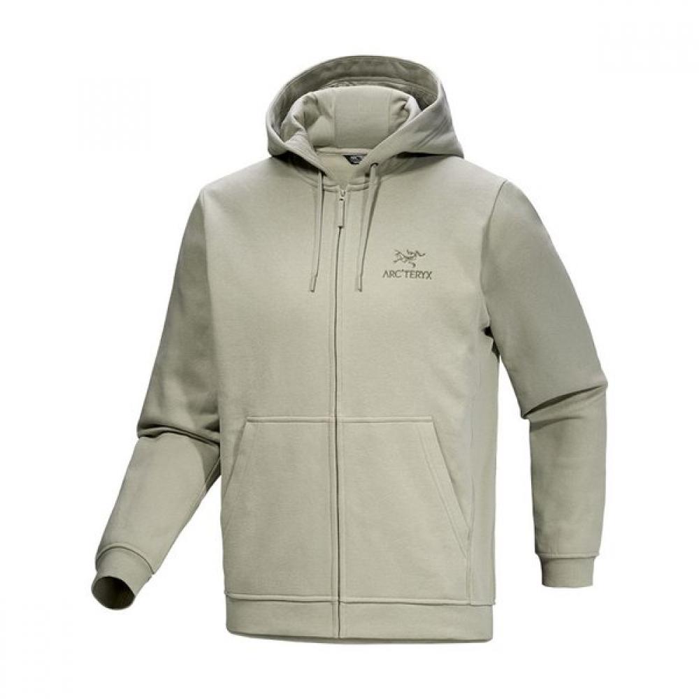 Arcteryx SS26 Emblem Fleece Full Zip Hoodie Men S ajqSm09929 SEA SALT/SM
