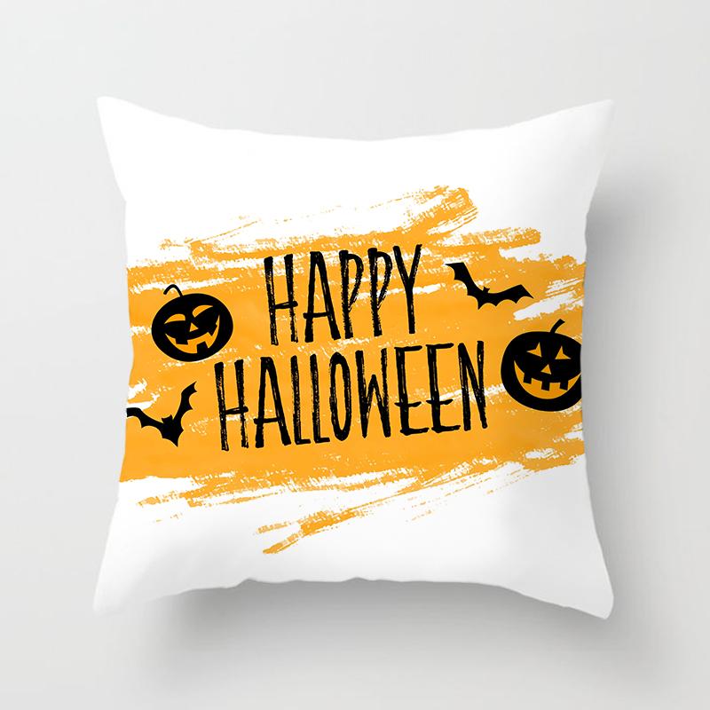 Buchstaben Wurfkissenbezug Halloween-Thema    Sofa Stuhl Bett Kissen  Heimdeko