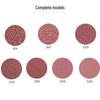 Giant Eagle Red Sand Flocked Round Disc Sandpaper Sheets (4", 5", 7", 9")