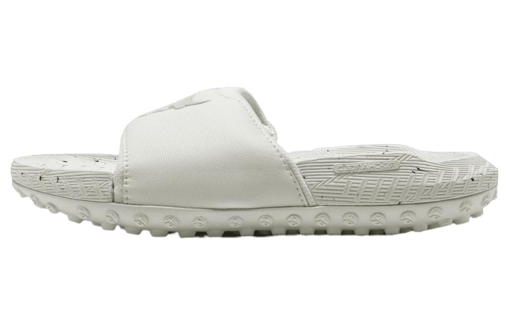 Under Armour Project Rock 3 Slide  White Halo Grey  40