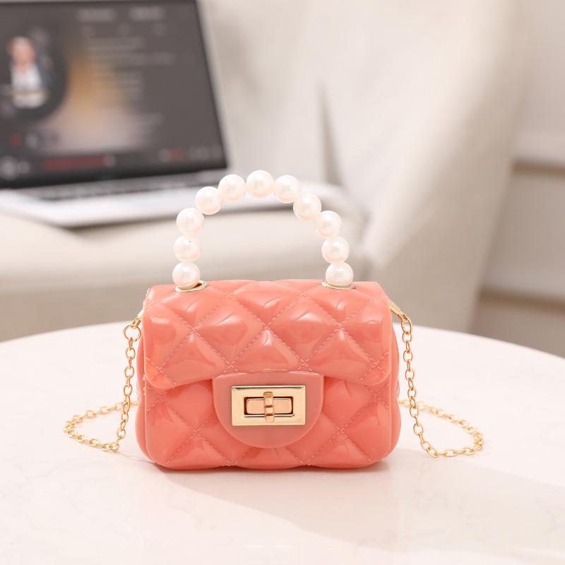 2024 Pearl Jelly Mini Bag: Ladies' Cross-Body, Handheld & Lipstick Pouch