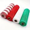 Shiny Christmas Decoration Mesh Ribbon 26cm Christmas Flower Wreath Mesh  Gift Package