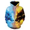 Autumn and Winter New Personalized Hoodie Animal Wolf 3D Men's Hoodie Designer Men's High Quality Hoodie