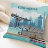 World Cities Travel Pillow Anime Pillow Sofa Bed Head Pillow Cover Cushion Cover 45x45 Cm Fashion