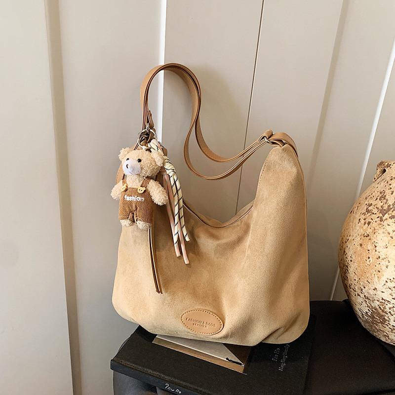 Pu Retro Minimalist Bag For Women Summer Casual Daily With Inner Zipper Pocket