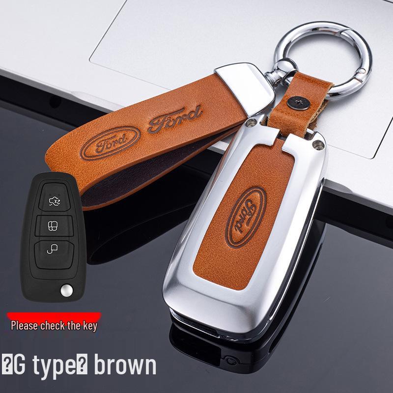 Ford Kuga 13-19 & Focus 17/18 Model Car Key Cover - 12 Metal Pack
