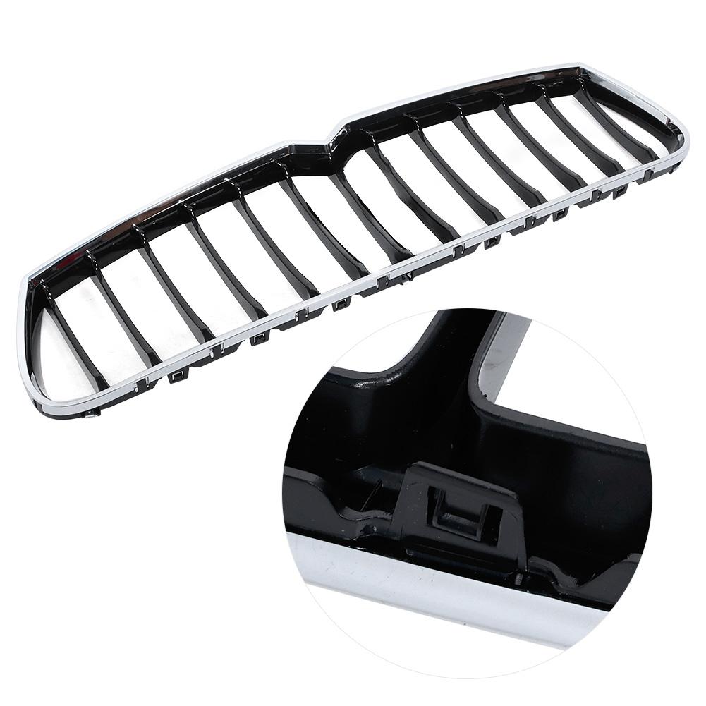 Front Bumper Grille Chrome Plating Hood Grill Car Refitting Fit for Maserati Ghibli 2014?2017