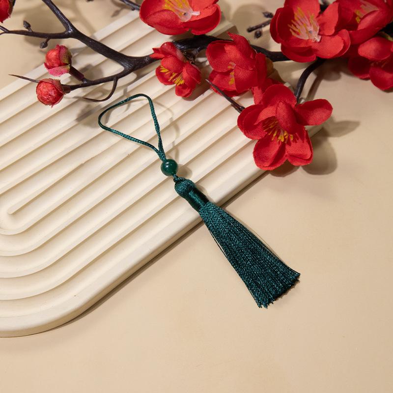 Yuxiao 7Cm Small Fringed Ear Beaded Thin Thread Bookmark Hanging Ear U Disk Sachet Sachet Pendant Fan Pendant