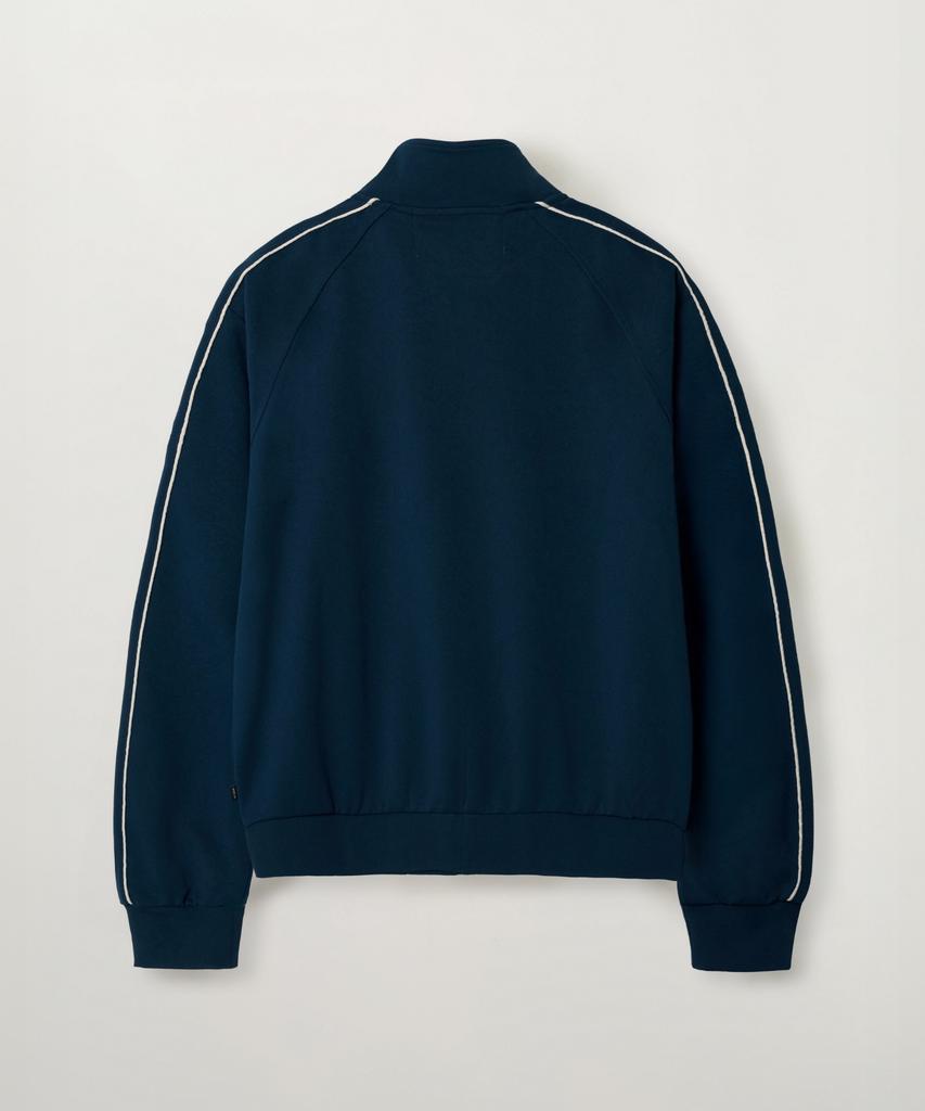 Satur Essentials Lawton Track Zip-Up Jacket Blue