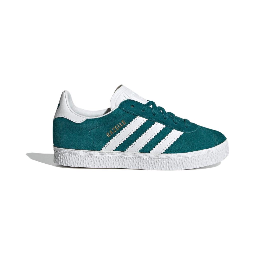 Adidas Originals GAZELLE Cushioning, Wear Resistant Low top Kids' Skateboarding Shoes Green Children Aged 3 7 Years Old IF9805