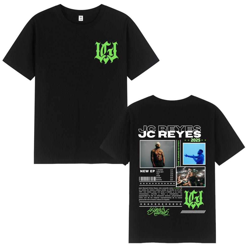 Rapper Jc Reyes Tour 2025 Graphic T Shirts Unisex Women Clothing Cotton Tshirts Oversized Summer Short Sleeves Loose Tee Shirts