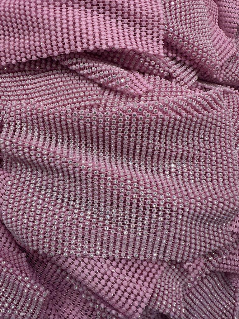 Women's Rhinestone Face Mask - European & American Style, Breathable Fashion Accessory with Diamonds