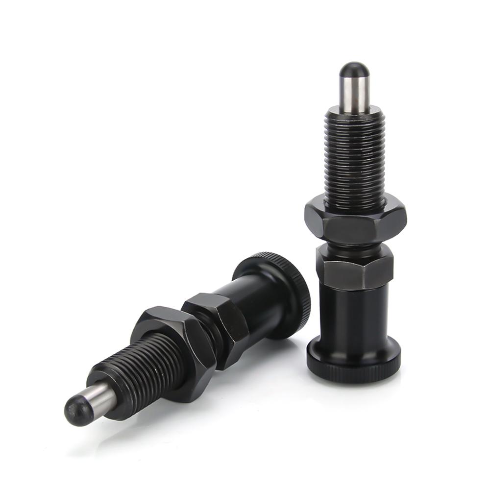 M8 M10 M12 M16 Fine Thread Long Index Bolts, Indexing Plungers,Locking Pin ,Locking Spring Screw,Aluminum Knob Plunger