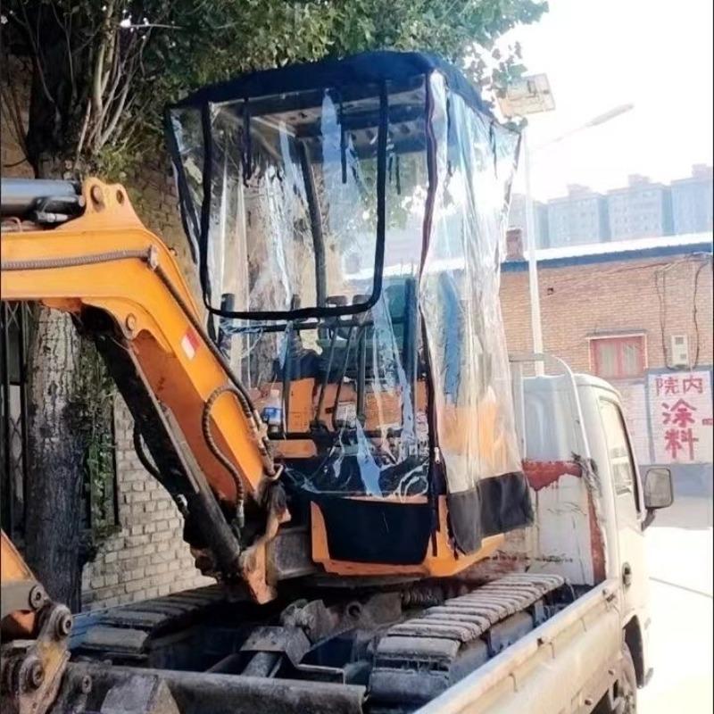 Mini Excavator Outdoor Protection Full Exterior Snow Cover Sunshade Dustproof Protection Cover For Yanmar15/17/20/25/27/30/33/35