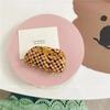 Acetate Hair Claw Medium Size Colorful Grid Plaid Stripe Hair Clip Shark Clips Girls Women Hair Accessories