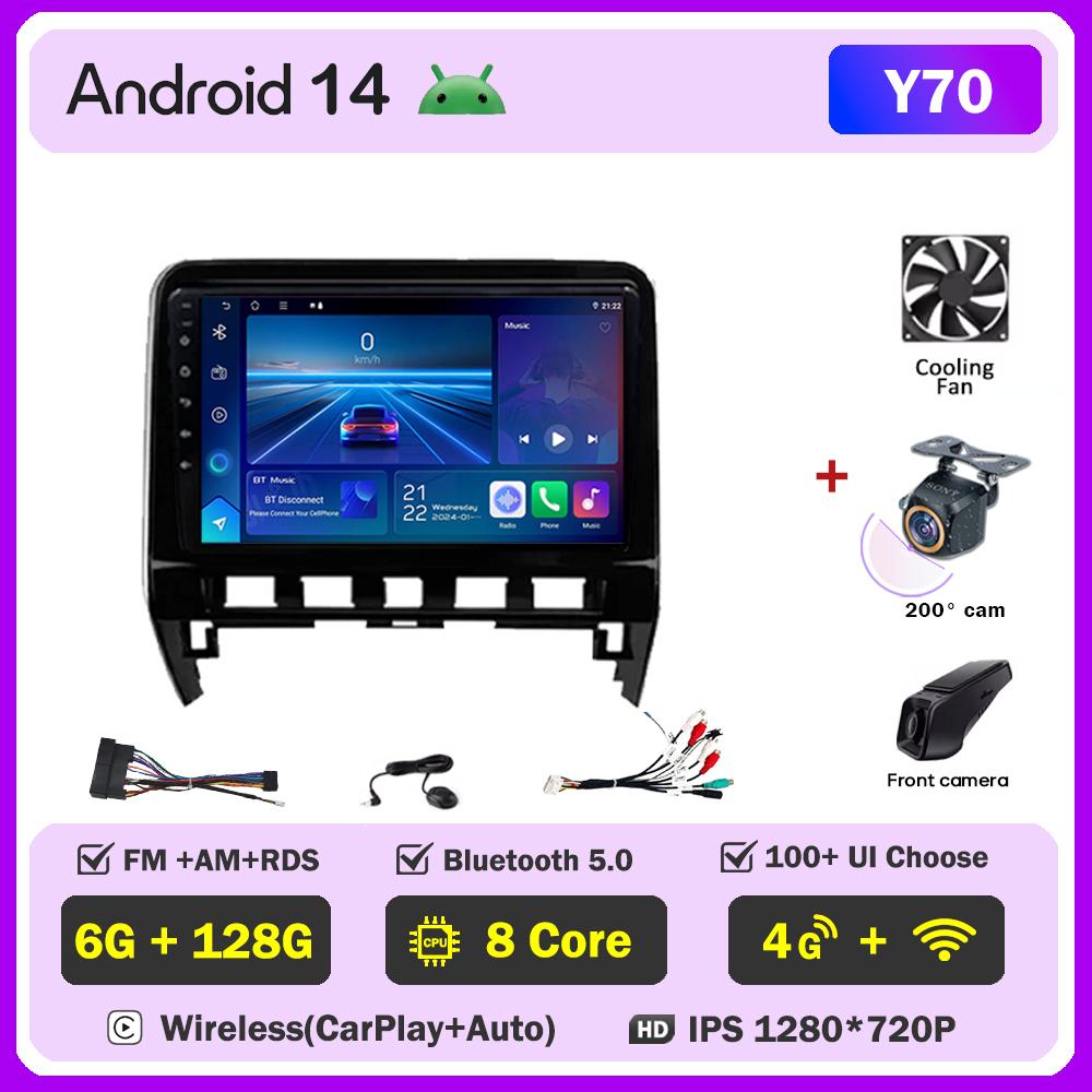 For Nissan Serena 5 V C27 2016 - 2021 Car Radio Player Car Carplay Screen Autoradio Mirror Link Car Intelligent Systems 8 Core