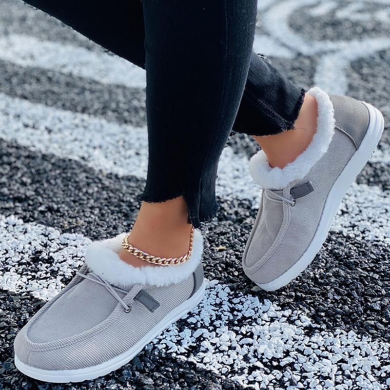 Vrouwen Зимние теплые лоферы Квартиры Vrouwelijke Solide Ronde Casual  Schoenen Comfortabel купить недорого — выгодные цены, бесплатная доставка,  реальные отзывы с фото — Joom