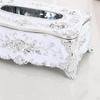 Creative European Square Rectangular Tissue Box Decorative Cover Bathroom Holder Car Office