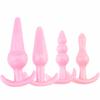 Butt Plug Four-Piece Set Back Court Butt Plug Beads Pull Beads for Women Silicone Sex Toys Sex Toys