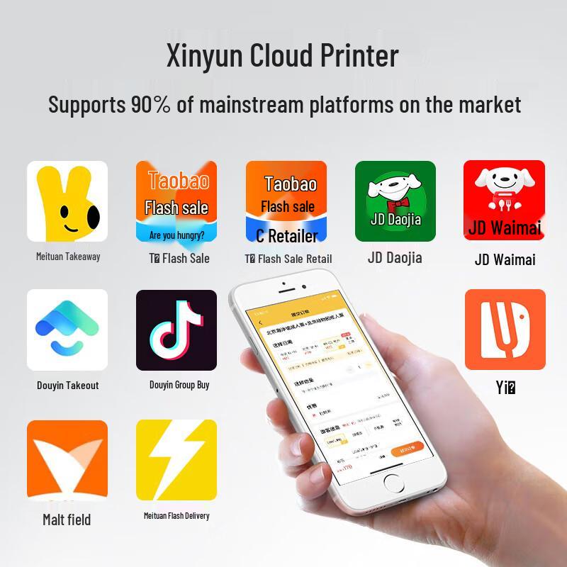 XINYE Automatic Delivery Order Thermal Printer CN plug (adapter included)