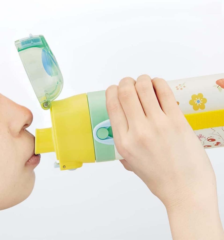Skater Water Bottle 470ml Shimajiro 23 Stainless Steel Sports Bottle Children's SDC4-A