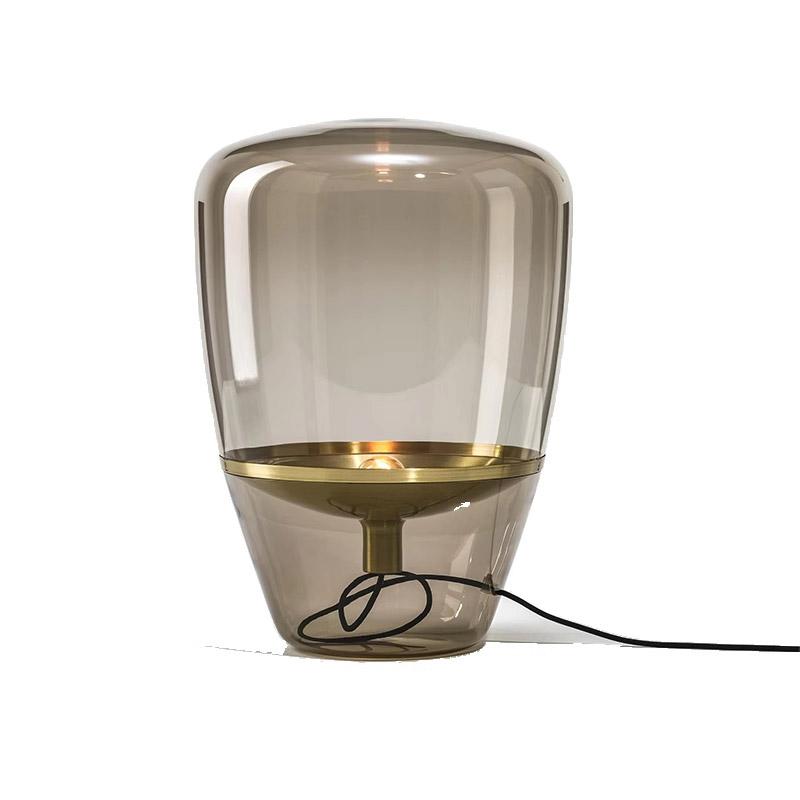 LED Table Lamp Bedroom Bedside Lamp Minimalist Art Decoration Designer Glass Desk Light