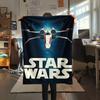 Darth Vader Black Poster Blanket Suitable For All Seasons Camping Trip Air Conditioning Blanket Digital Printing Sheet