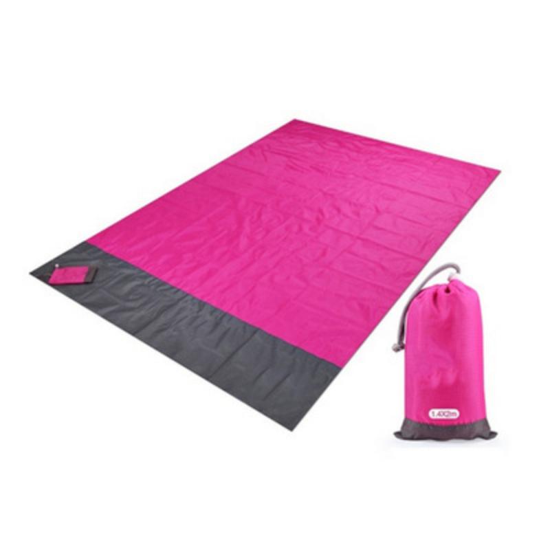 Waterproof Pocket Beach Blanket Outdoor Picnic Camping Mat Portable Folding Mat Sand Beach Mat