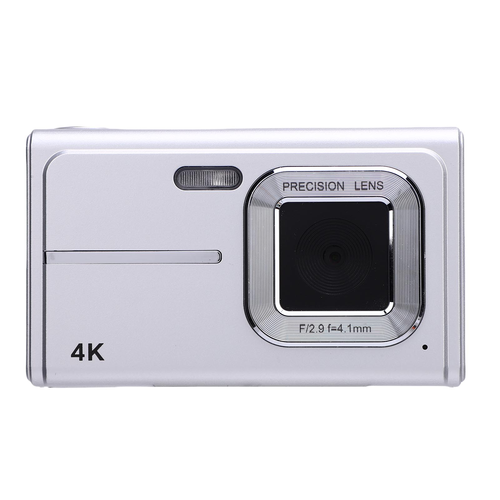 

Digital Camera 48MP 1080P Video Recording 5x Digital Zoom AF Autofocus 2.4 Inch Screen Compact Video Camera for Student срібло сірий колір