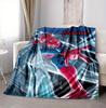 Custom Name Spider-Man Urban Flannel Blanket Throw Blanket Soft Warm Sofa Bed Decor Unique Gift