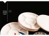 Round White Faux Porcelain Acrylic Paint Palette with Lid for Watercolors