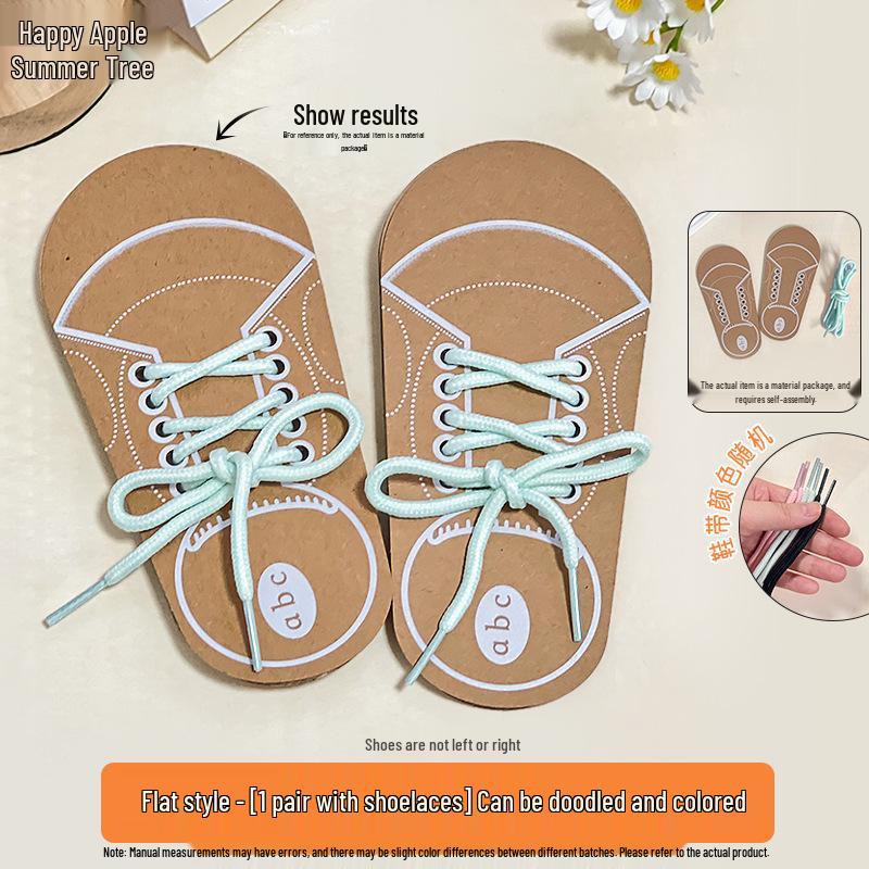 Montessori Shoelace Tying Toy for Kids: Develop Fine Motor Skills & Self-Care