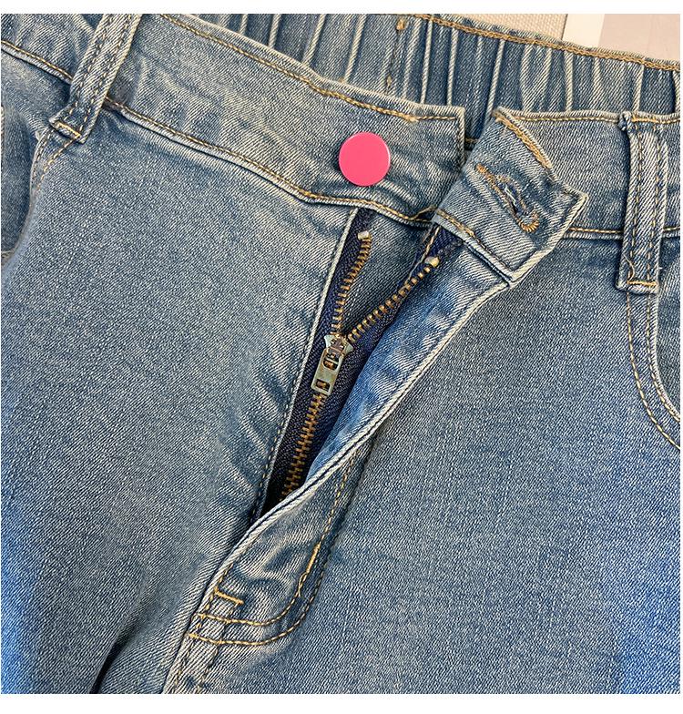 Plus Size Women's High Waist Denim Pants - Slimming, Casual, Loose Fit 
