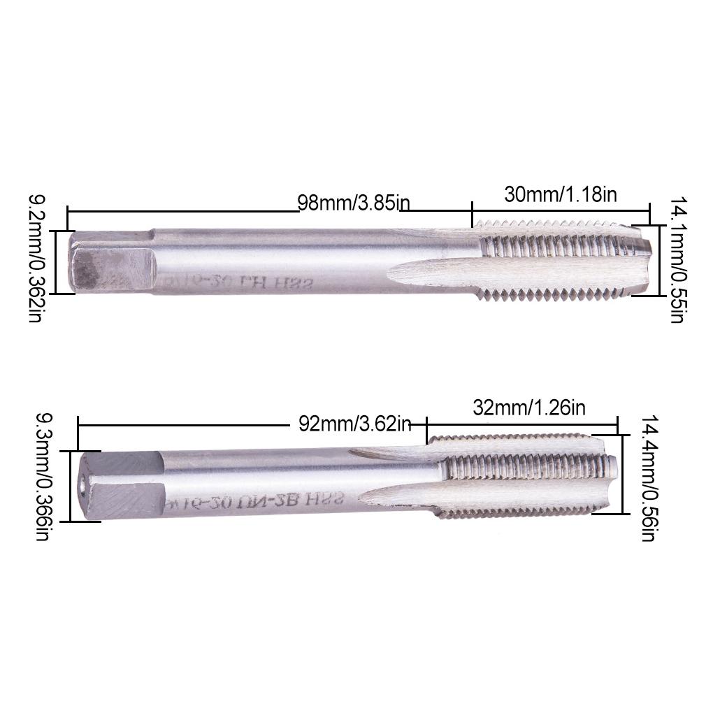 High Speed Steel Mountain Bike Crank Pedal Thread Tap Portable Handheld Manual Outdoor Cycling Drill Bit Accessories