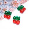 Acrylic Fruit Ribbon Cherry Keychain Accessory Supplies