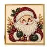 Vánoční Santa Claus Perlové Umění DIY Sada Rámeček Korálková Výšivka Řemeslo Nástěnná Dekorace Vánoční Dárek Pro Děti Dospělé