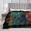 Warm Soft Blanket Travel Opeth Band Bedding Throws  Flannel Bedspread For Home Decor Street Trend Sofa Bed Cover