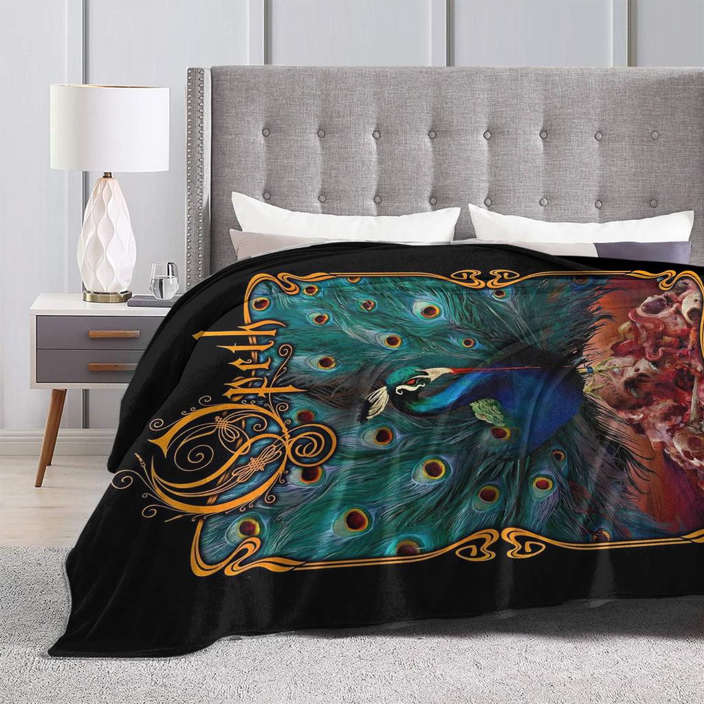 Warm Soft Blanket Travel Opeth Band Bedding Throws Flannel Bedspread For Home Decor Street Trend Sofa Bed Cover