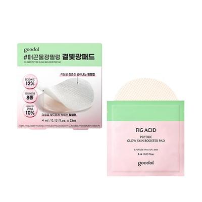 GOODAL Feigen Säure Peptid Glow Skin Booster Pad 4ml*25Stk