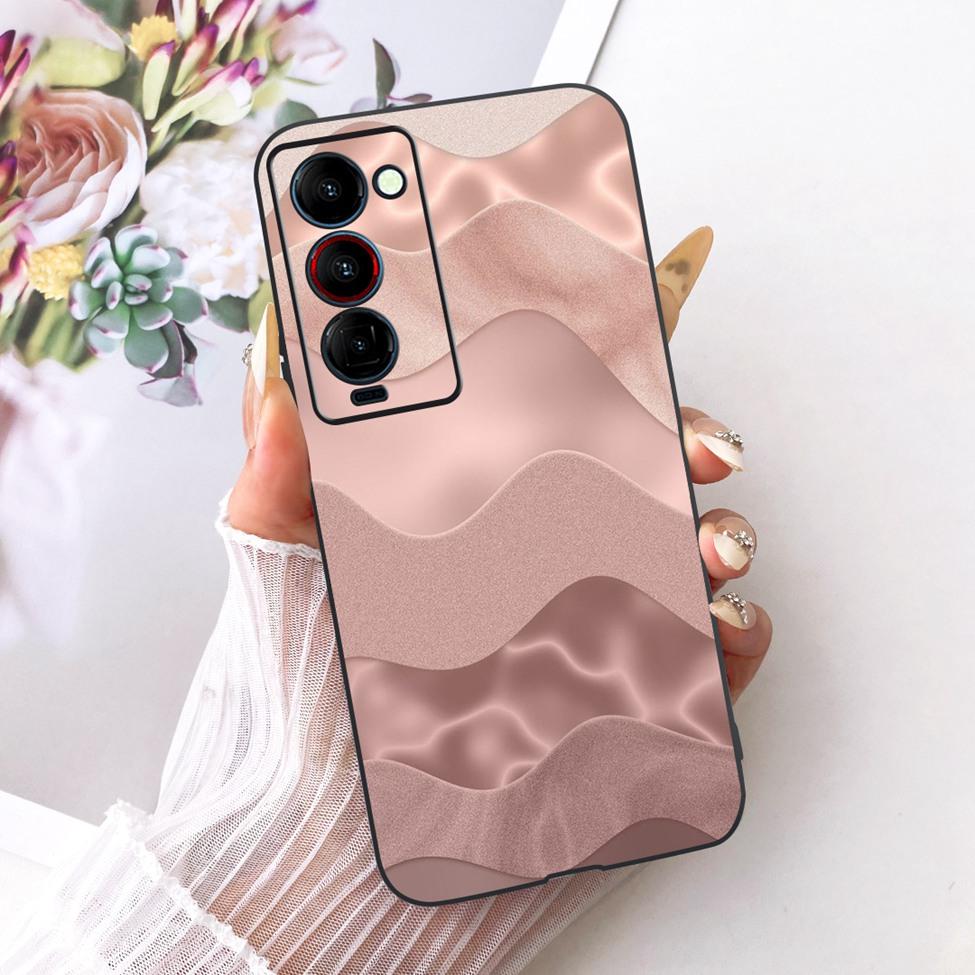 Handyhülle Für Tecno Camon 18P Hülle CH7 Süße Katze Mode Lustig Bemalt Fundas Für Tecno Camon 18P Gehäuse