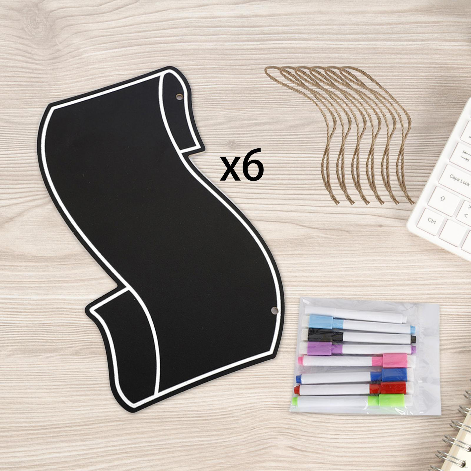 6 штук доски для ответов с сухим стиранием с веревками — фото 7